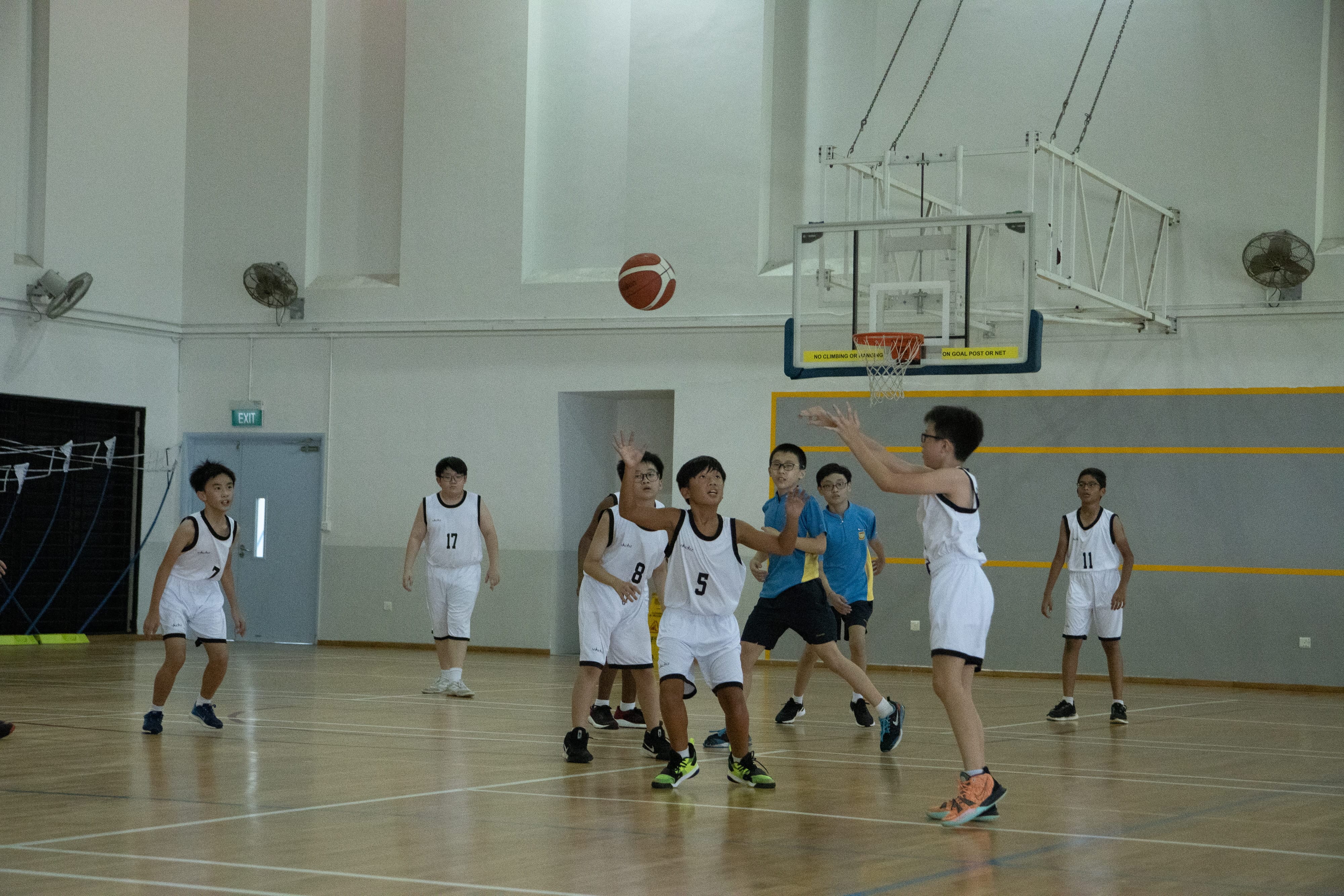 Students in action